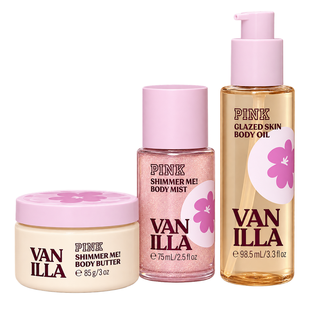 SET DE REGALO TRIO PINK VAINILLA