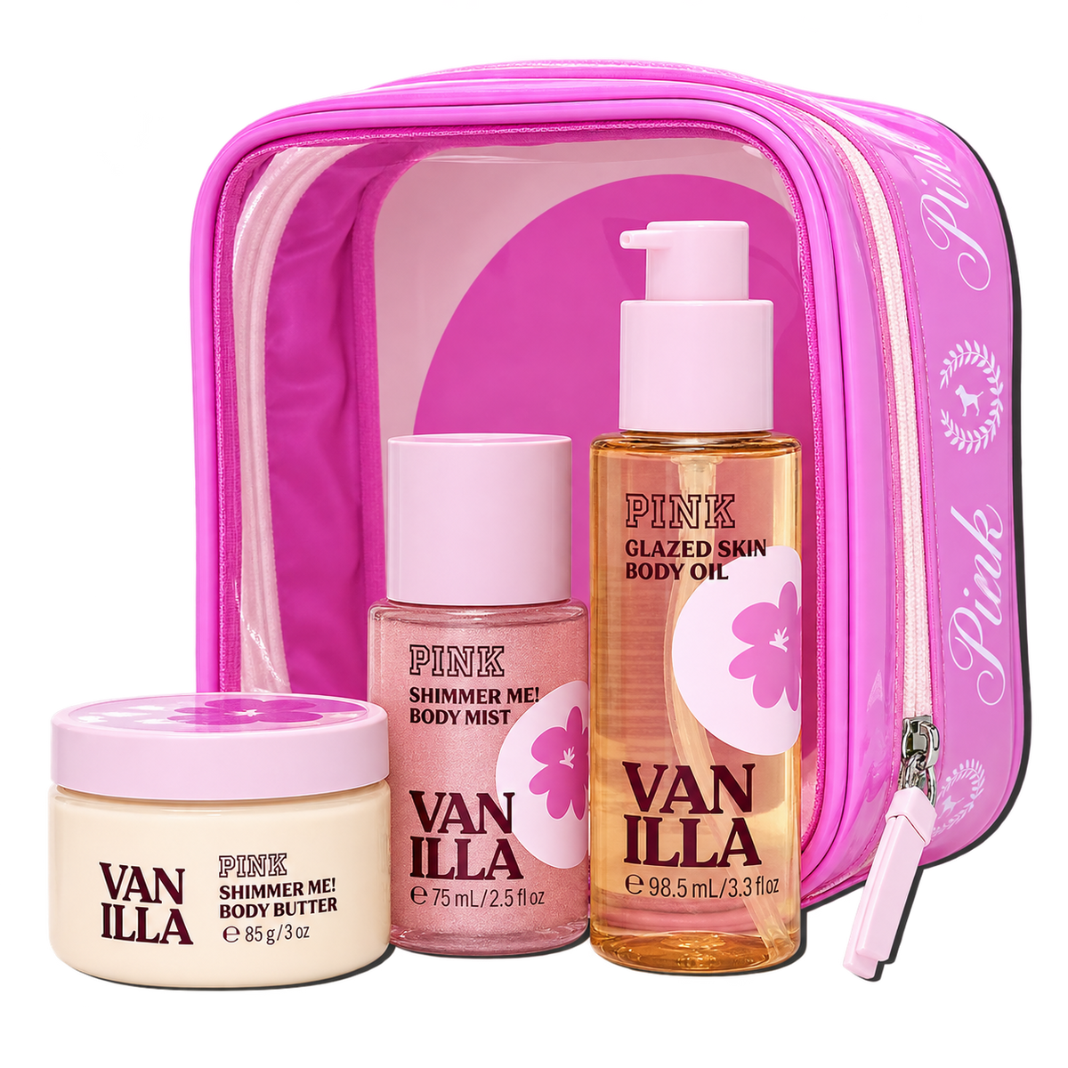 SET DE REGALO TRIO PINK VAINILLA